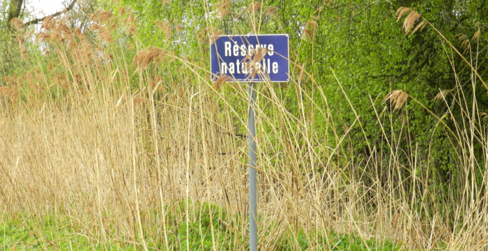 Tafel eines Naturschutzgebietes